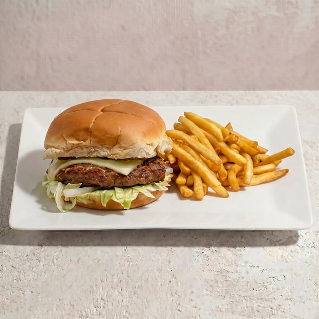 Beef Cheeseburger.