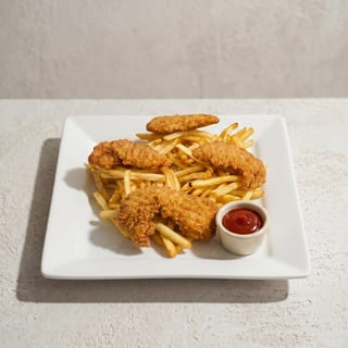 Chicken Tenders with Fries 2Pcs