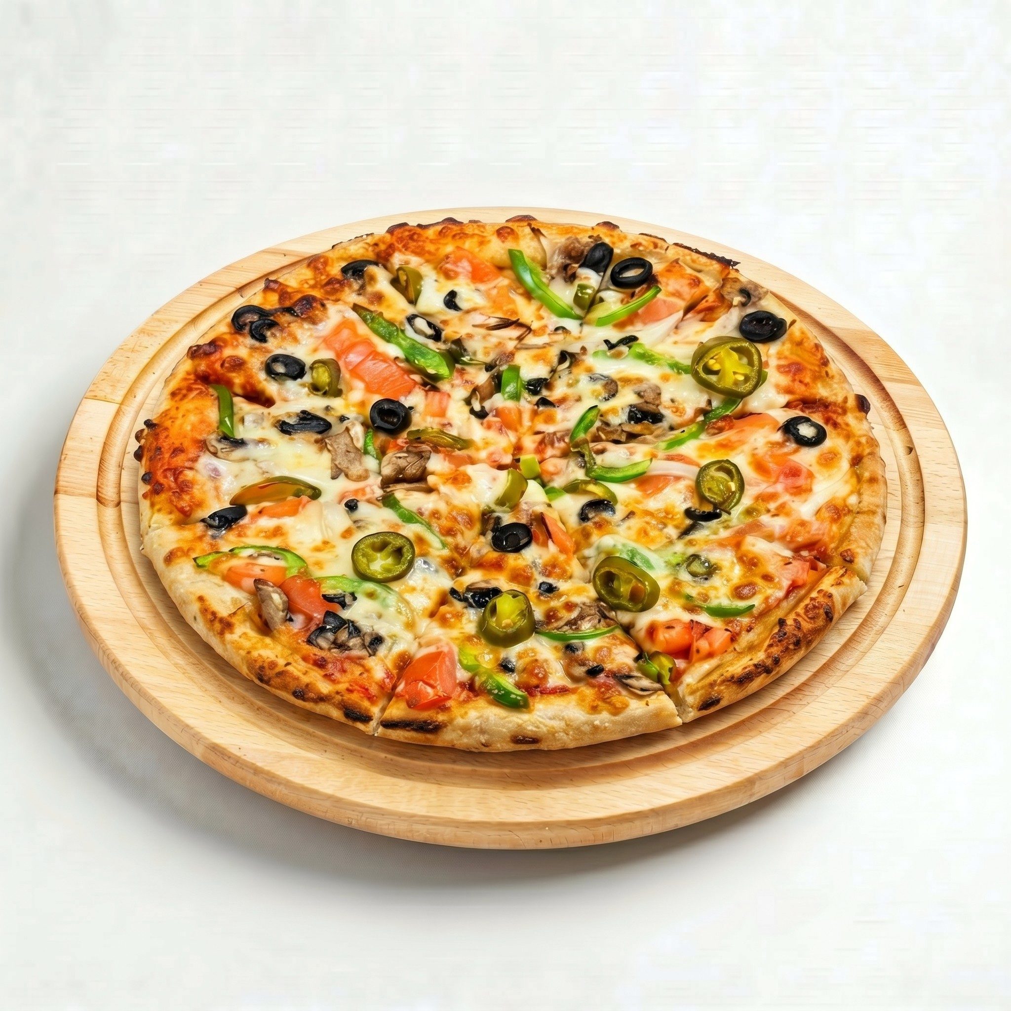 Veggie Combo Pizza.