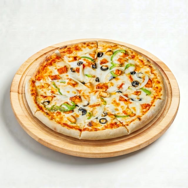 Chicken Tikka Pizza.